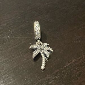 Pandora Palm Tree Charm with CZ